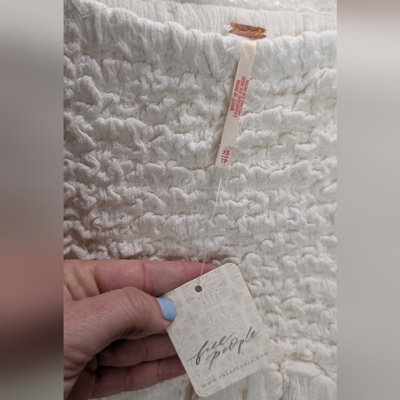 270-NWT Free People Elegant White Strapless Dress - Picture 3 of 8